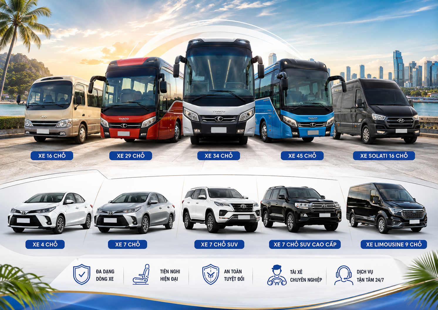 Dịch Vụ Thuê Xe Hợp Đồng Tại Cần Thơ